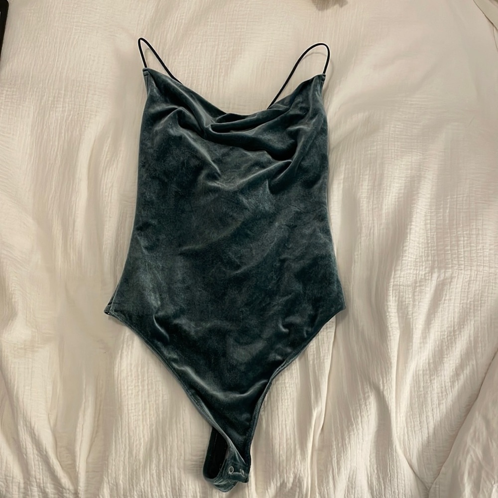 Abercrombie & Fitch velvet bodysuit